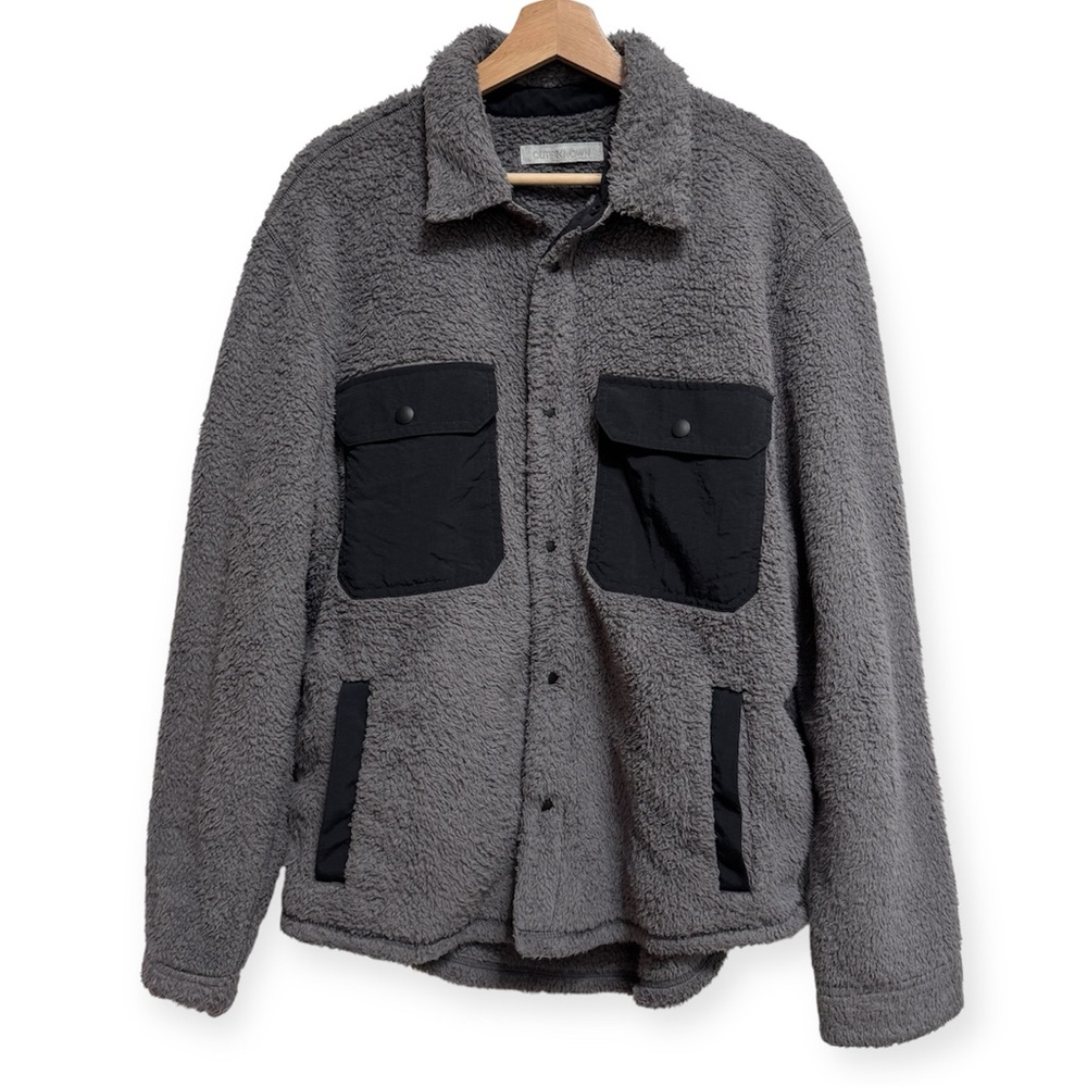 OuterKnown‎ Skyline Fleece Sherpa Shacket Shirt Jacket Large